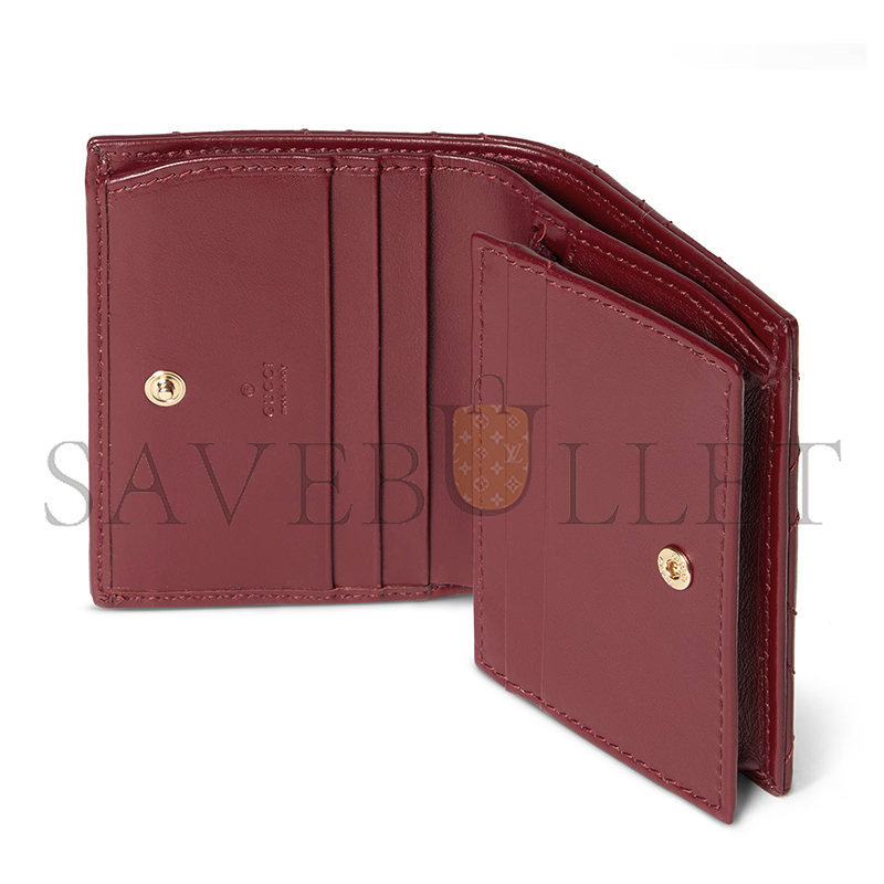GUCCI GG MARMONT CARD CASE WALLET 466492 (17.5*11cm) GUCCI GG MARMONT CARD CASE WALLET 466492 (17.5*11cm)